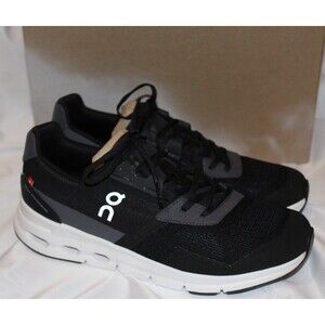 ON CLOUD WOMEN'S CLOUDSWIFT RUNNING ATHLETIC BLACK WHITE SZ 9.5 NIB